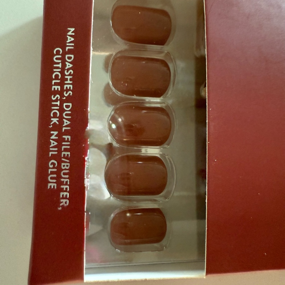 Red Mauve Nail Dash NEW